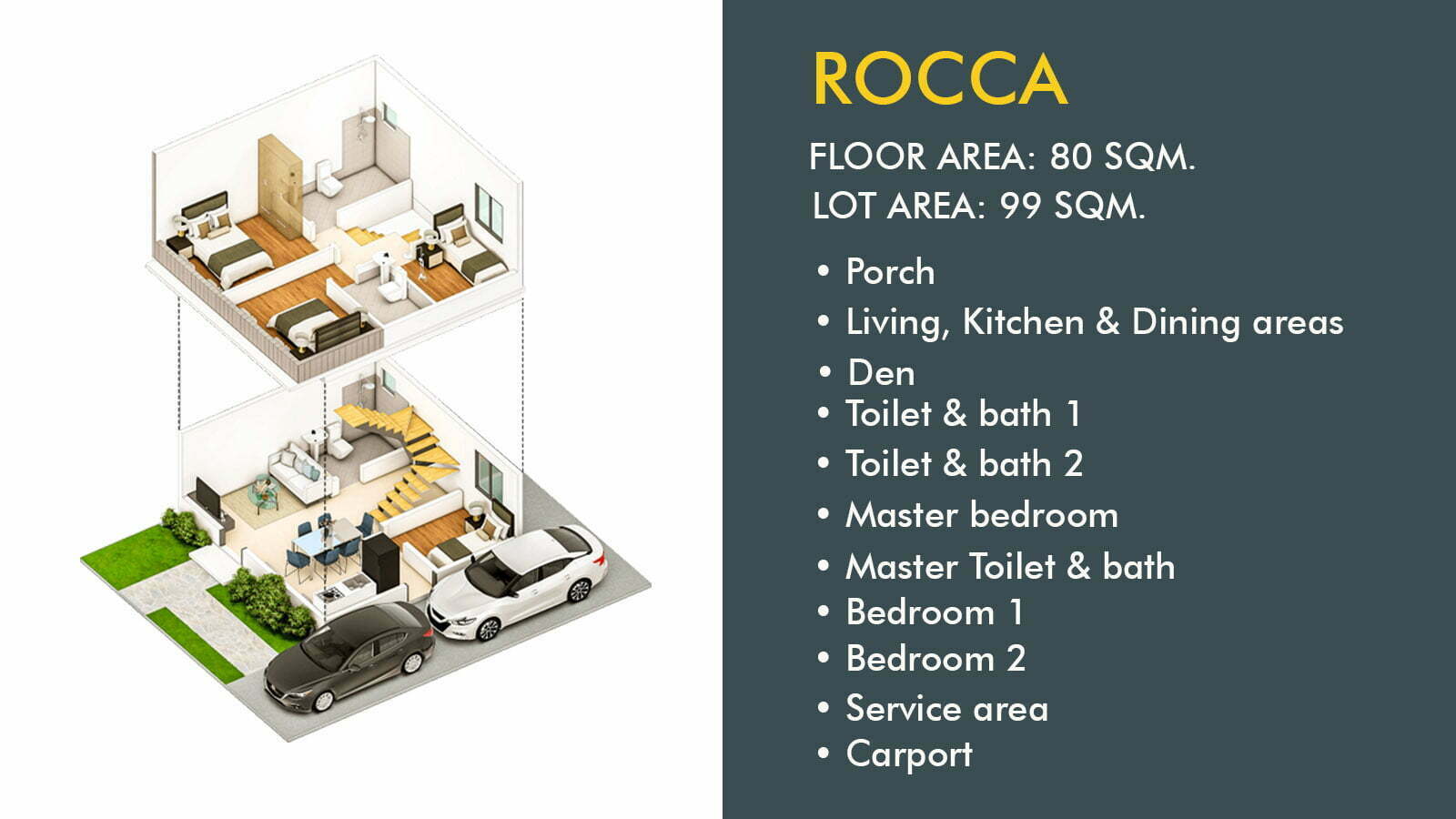 Rocca Floor Plan p 1600 CDO Property ARKA