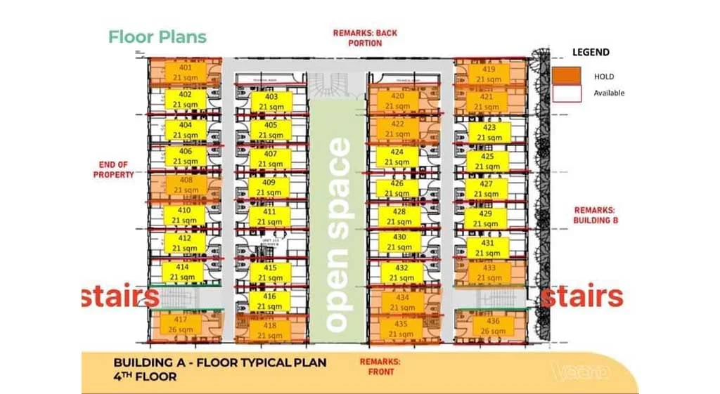 Verona Green Residences Uptown CDO Floor Plan GMC ARKA