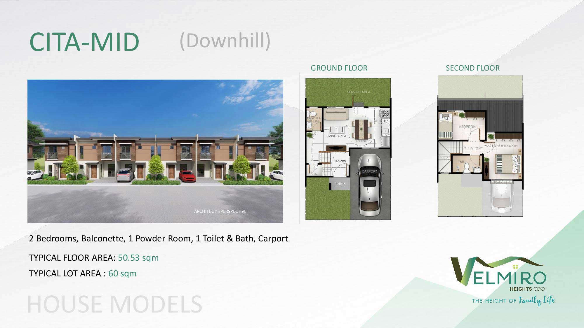Velmiro Heights Agusan House Model Cita Mid Downhill web GMC