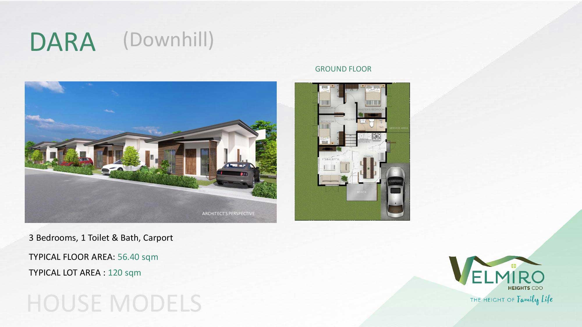 Velmiro Heights Agusan House Model Dara Downhill web GMC