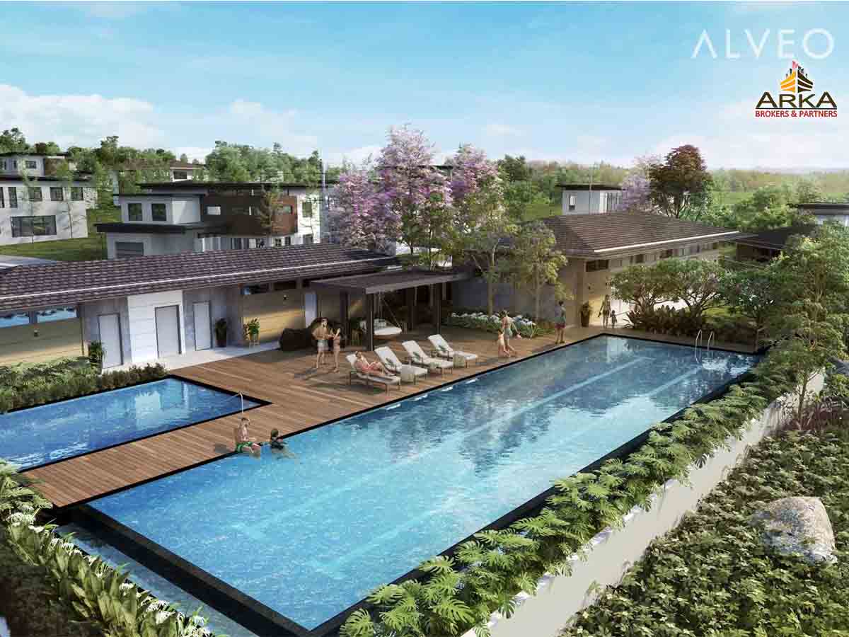 Alveo CDO BAYVIEW HEIGHTS Clubhouse Semi Aerial View GMC ARKA