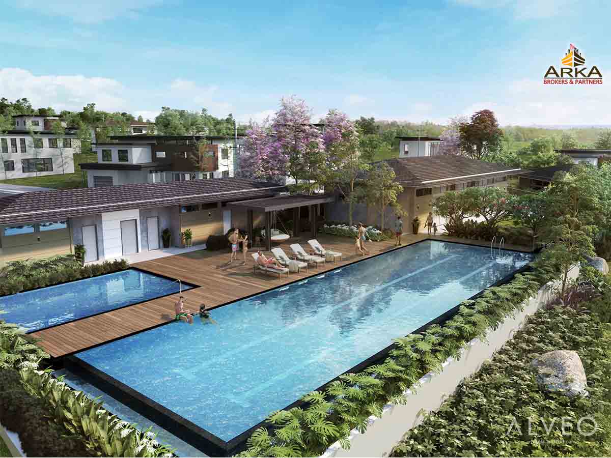 Alveo CDO Bayview Heights Clubhouse Semi Aerial View GMC ARKA