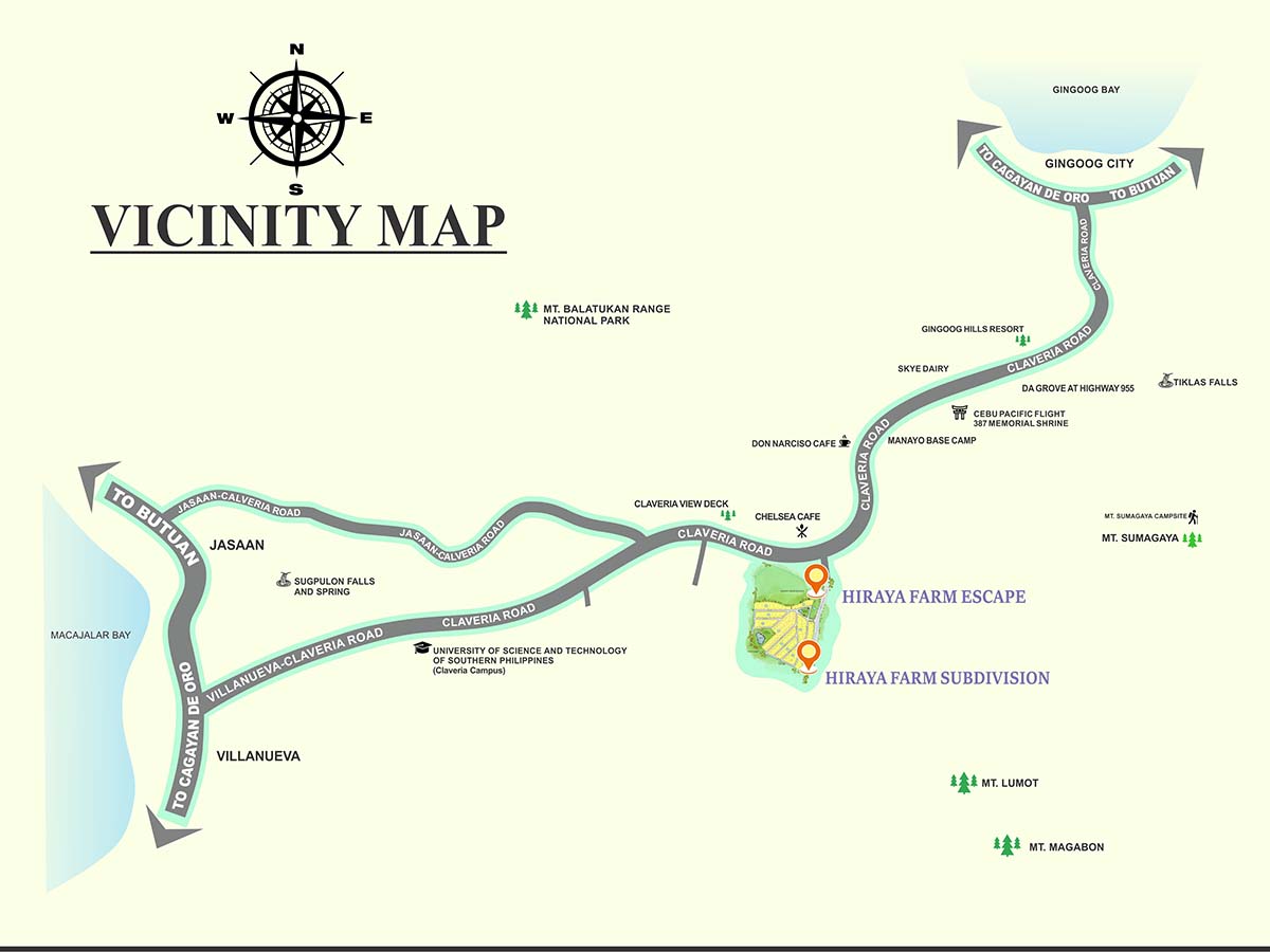 Hiraya Farm Subdivision GMC ARKA map